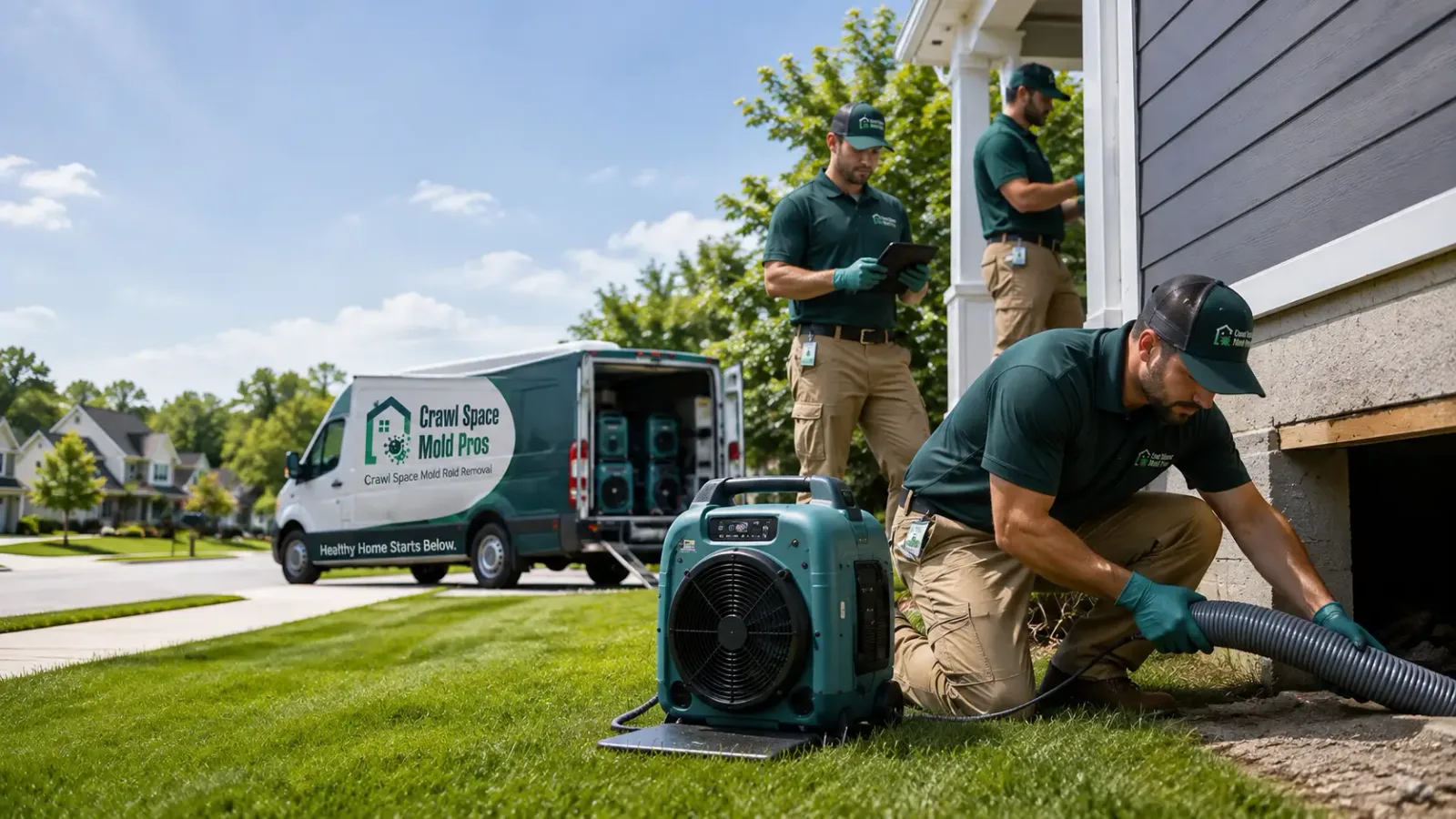 Crawl Space Mold Removal in Independence, CA